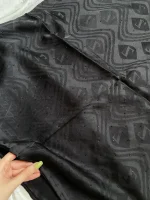 روسری ابریشم دور دست‌دوز