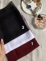 شال حریر نخ ساده با ایستایی عالی و بدون لیز خوردن نما کلی