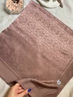 روسری نخ ژاکارد نسکافه‌ای با قواره ۱۰۰ و ایستایی عالی